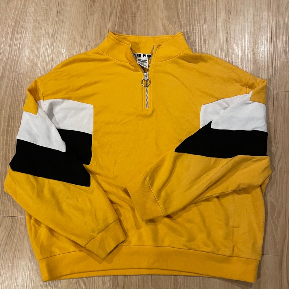 Retro yellow pink sweatshirt